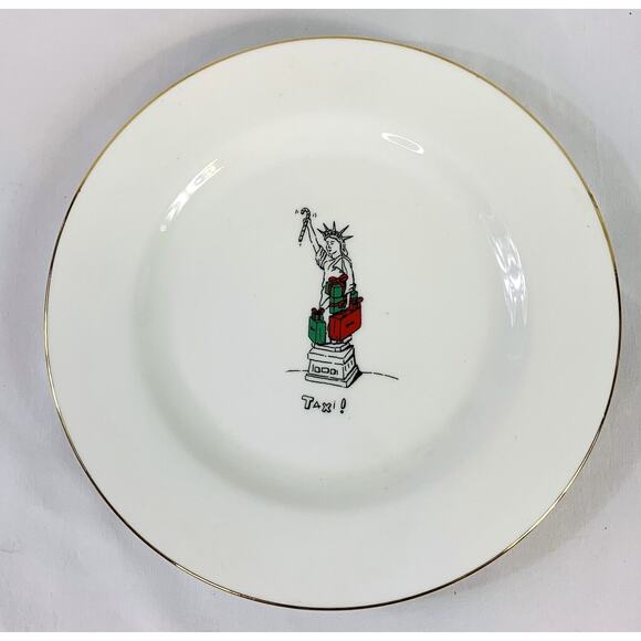 Vtg 1999 Dayton Hudson Merry Masterpieces Salad Plates Christmas Set of 4 - Picture 6 of 8